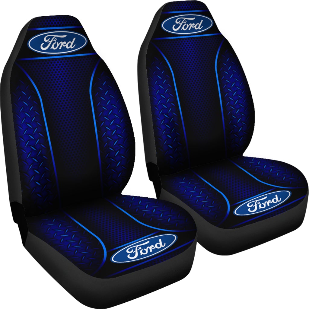 2 Front Ford Seat Covers Blue