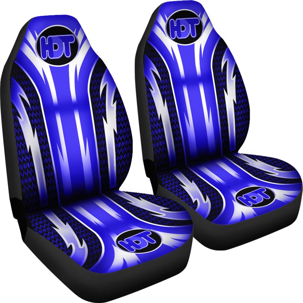 2 Front HDT Seat Covers Blue