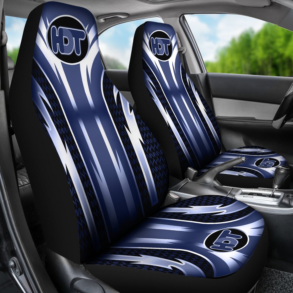 2 Front HDT Seat Covers Navy