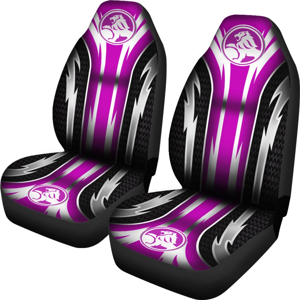 2 Front Holden Seat Covers Pink