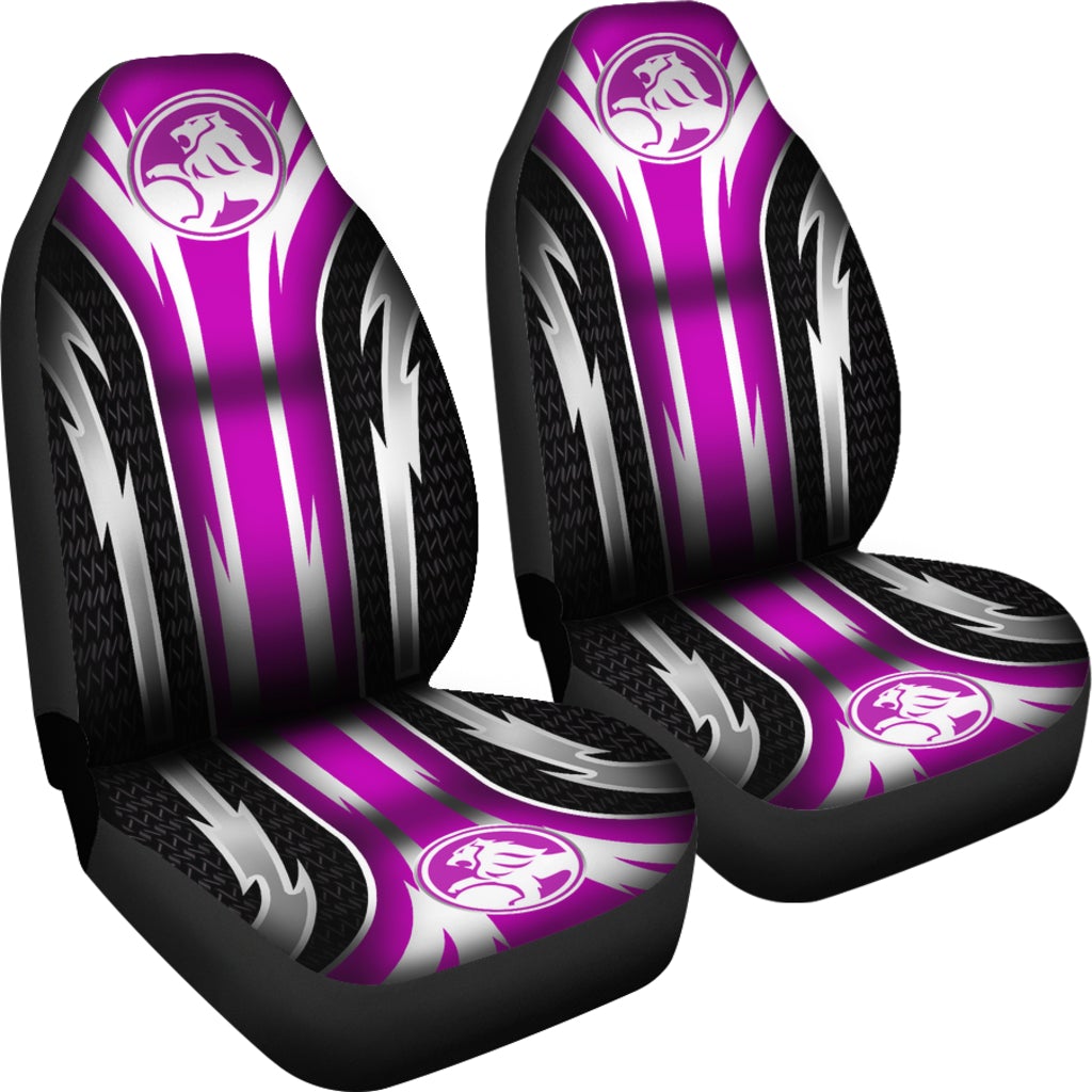 2 Front Holden Seat Covers Pink