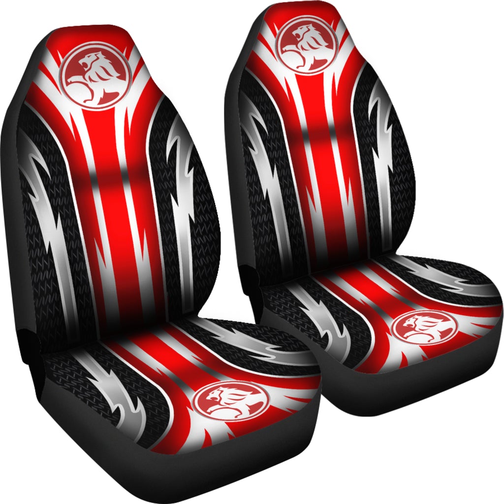 2 Front Holden Seat Covers Red