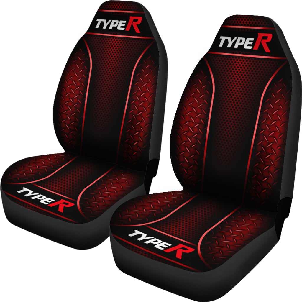 2 Front Honda Type R Seat Covers Red