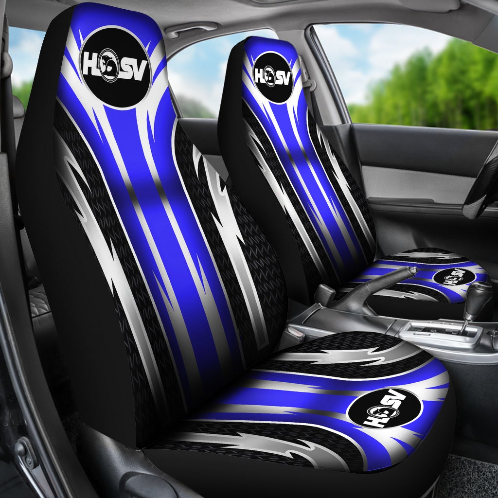 2 Front HSV Seat Covers Blue
