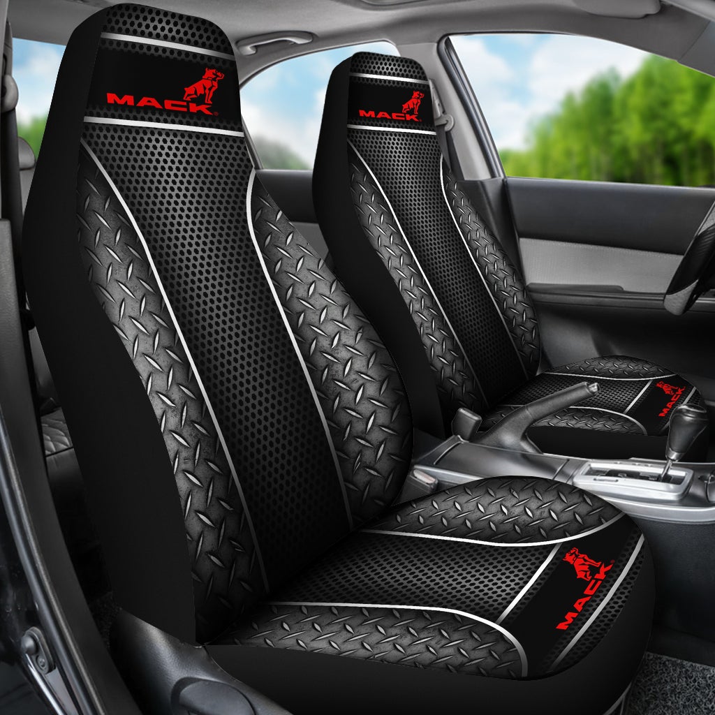 2 Front Mack Trucks Seat Covers V1