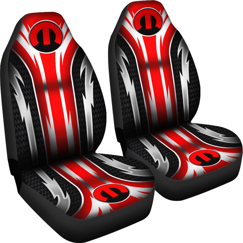2 Front Mopar Seat Covers Red