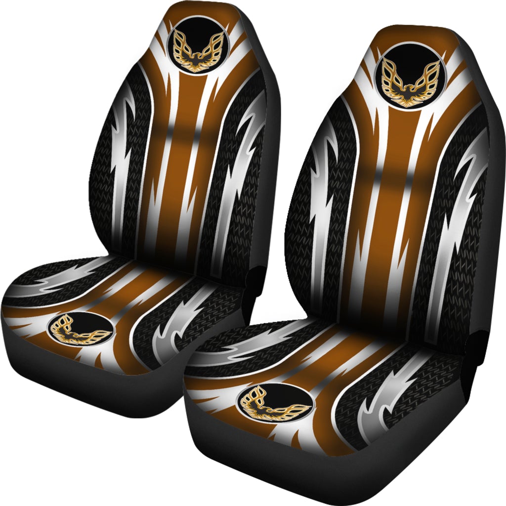 2 Front Pontiac Firebird Seat Covers Brown