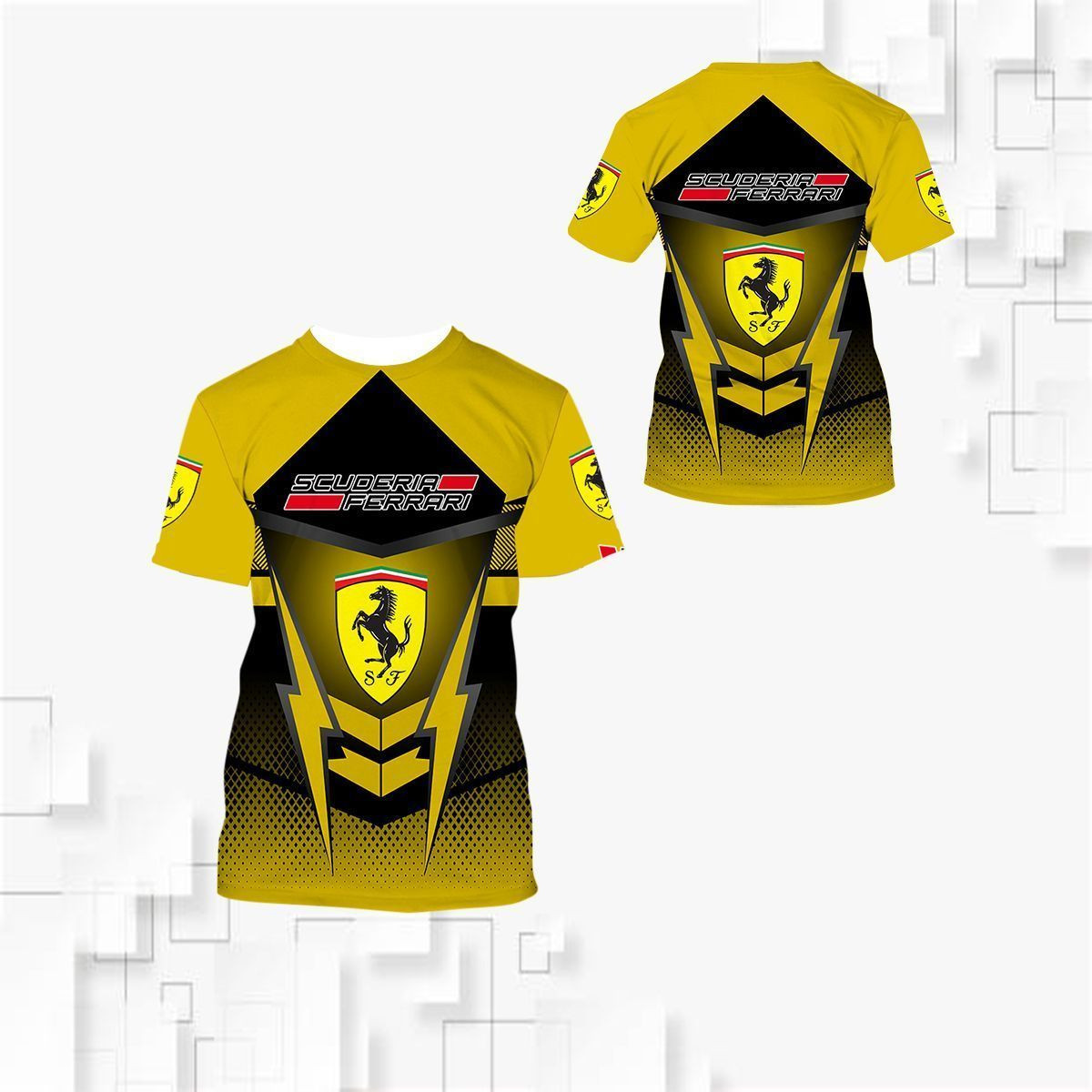 3D All Over FERRARI Shirt Ver 4