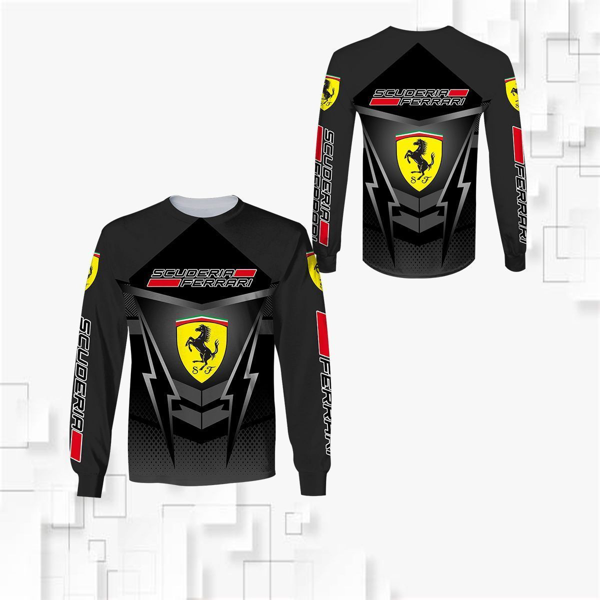 3D All Over FERRARI Shirt Ver 5
