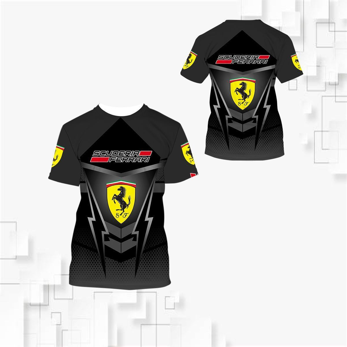 3D All Over FERRARI Shirt Ver 5