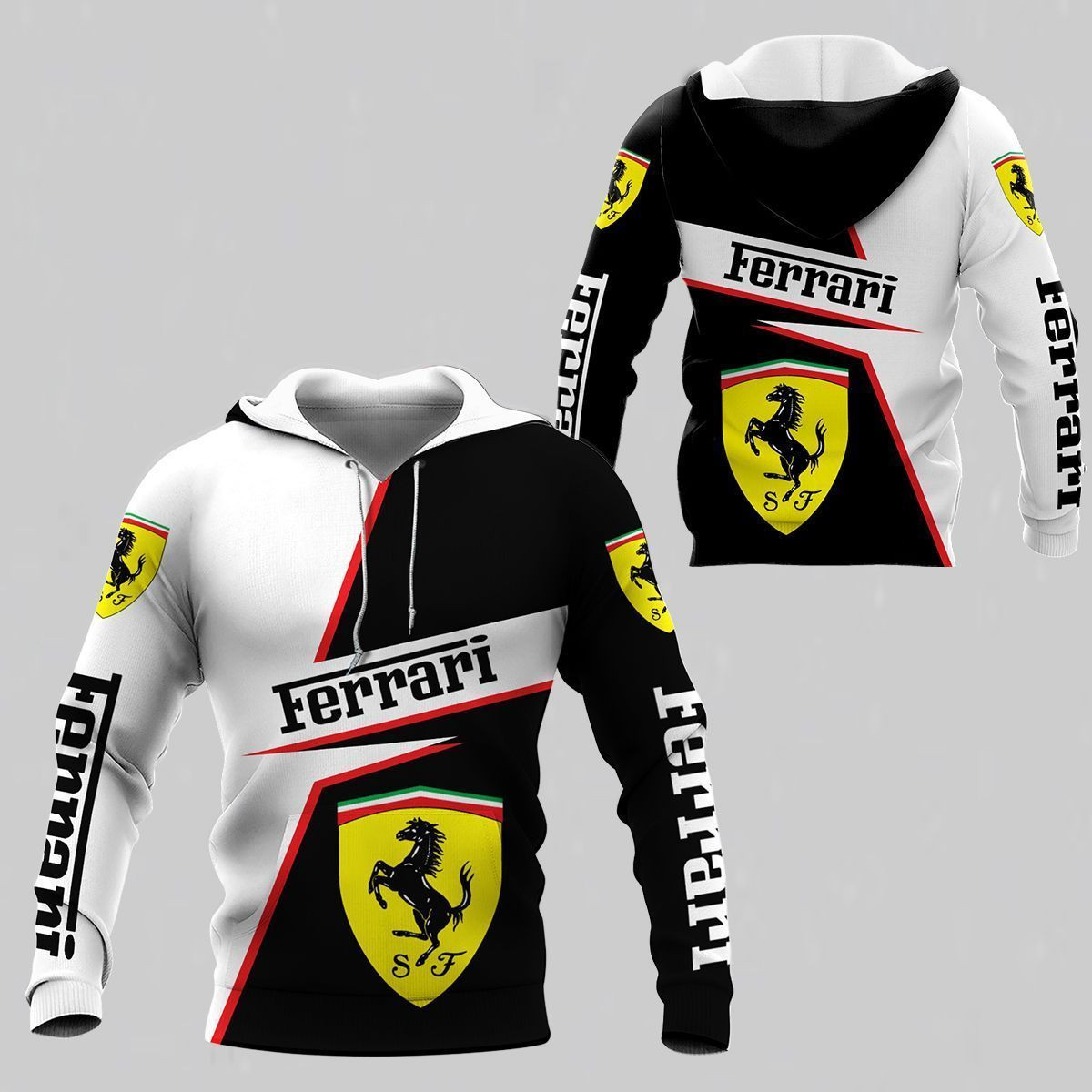 3D All Over FERRARI Shirt Ver 9