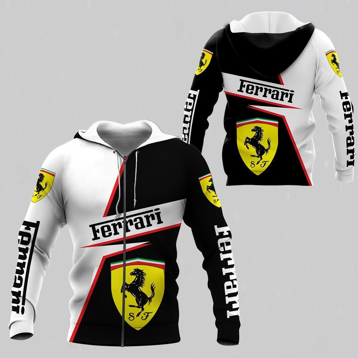3D All Over FERRARI Shirt Ver 9