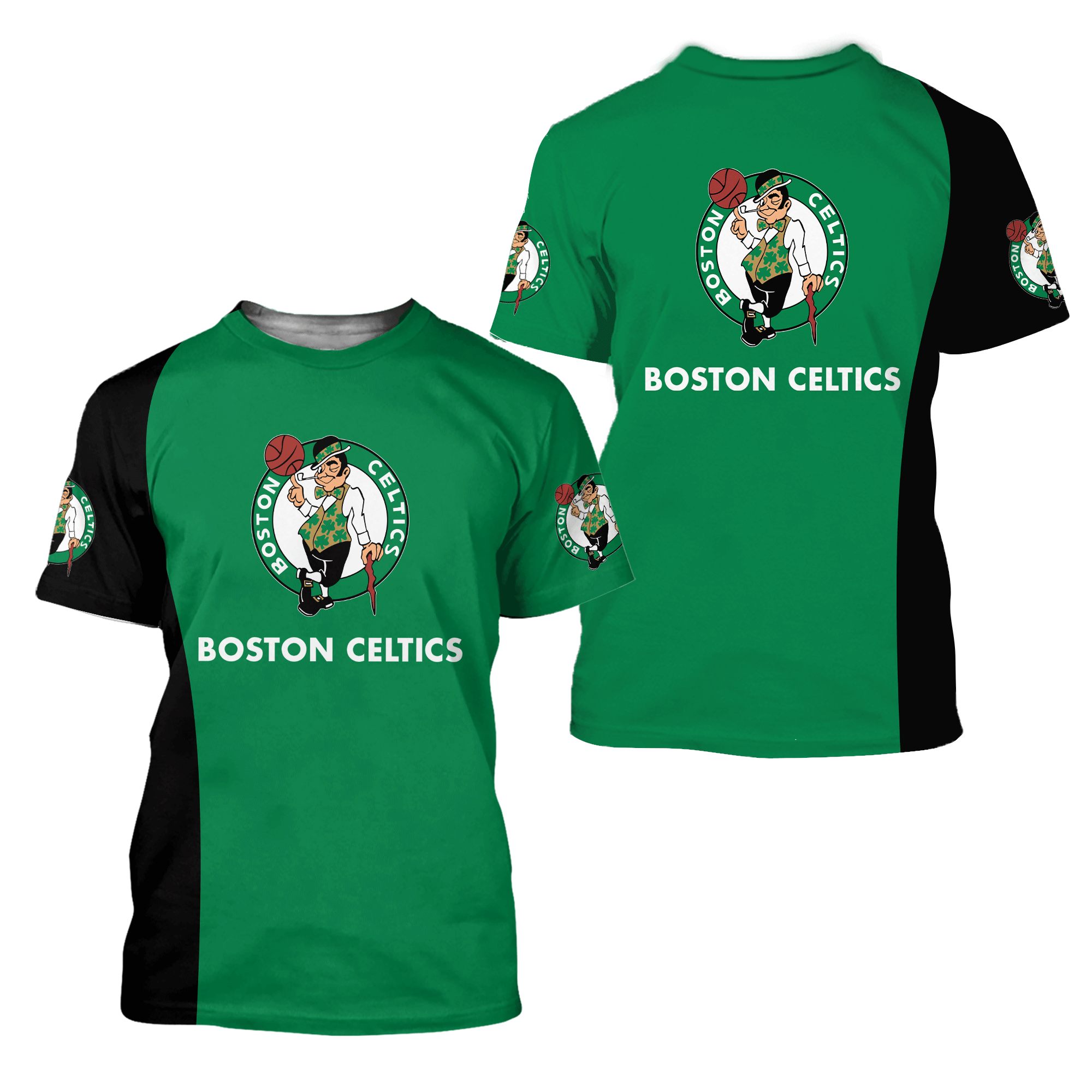 3D All Over Printed Boston Celtics Shirt