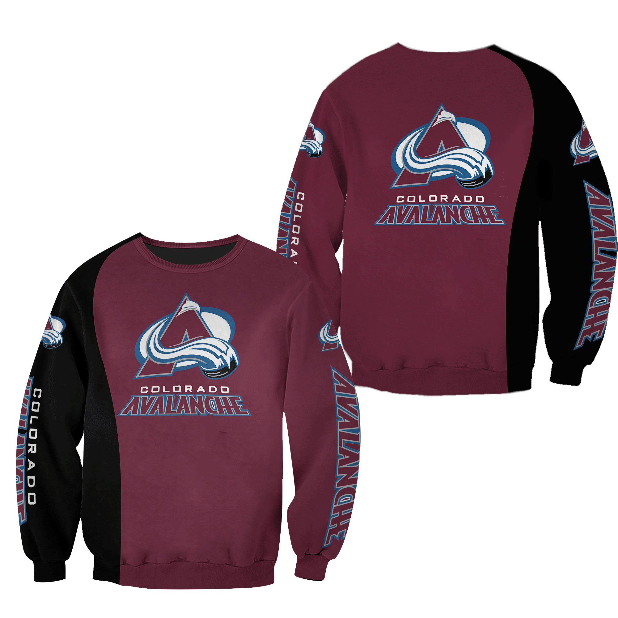 3D All Over Printed Colorado Avalanche Shirt
