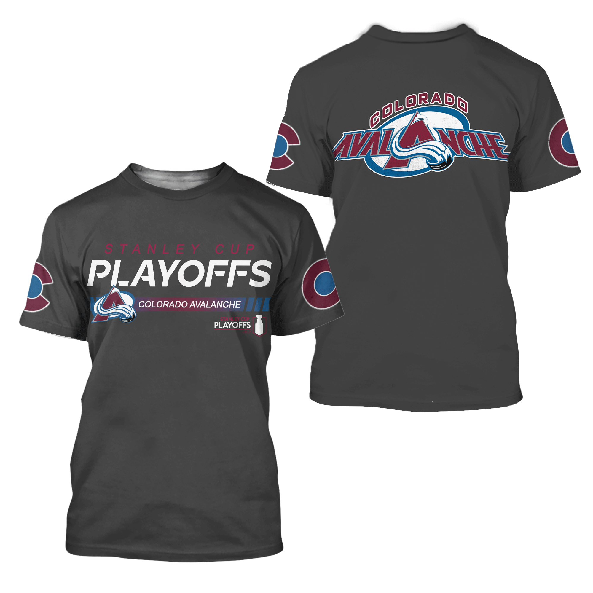 3D All Over Printed Colorado Avalanche Shirt