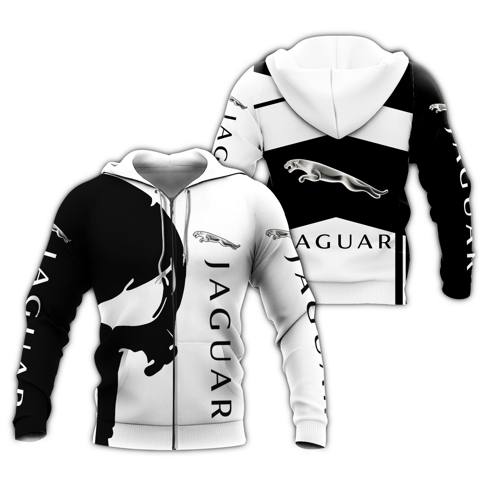 3D All Over Printed Jaguar Shirt