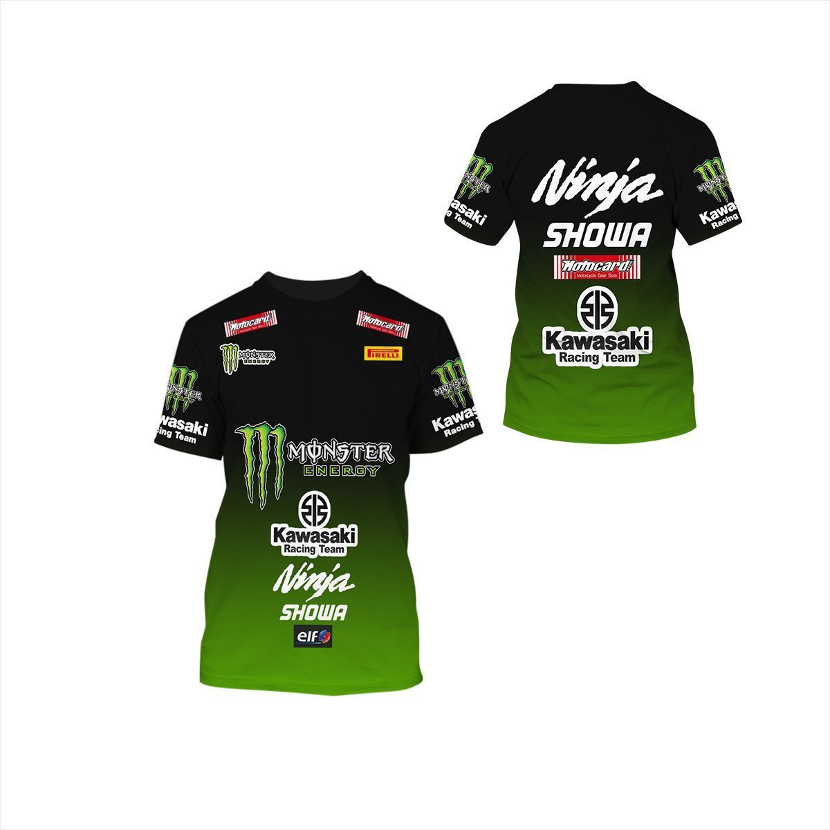 3D All Over Printed Kawasaki TIN -HA Shirts Ver 1