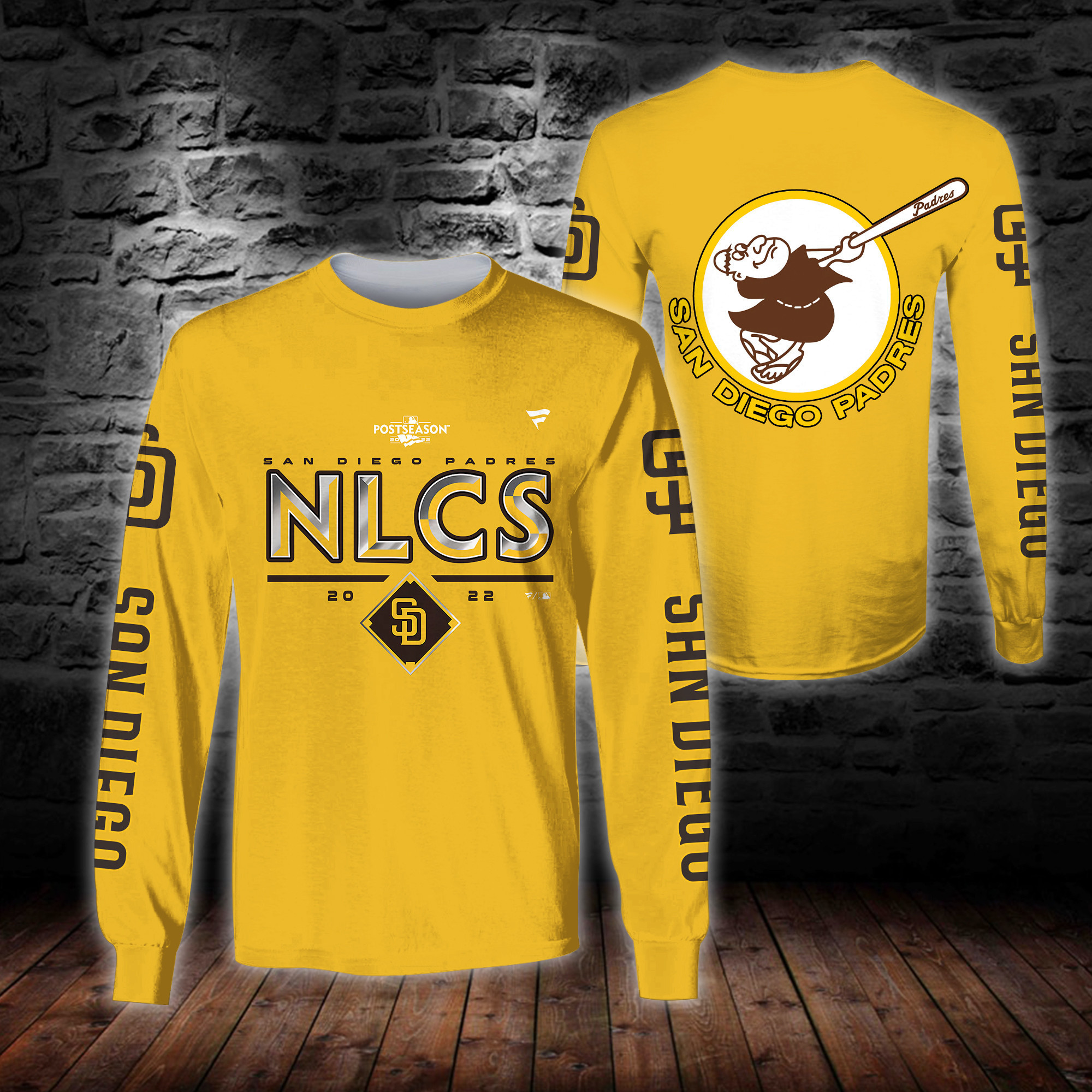 3D All Over Printed San Diego Padres Shirt