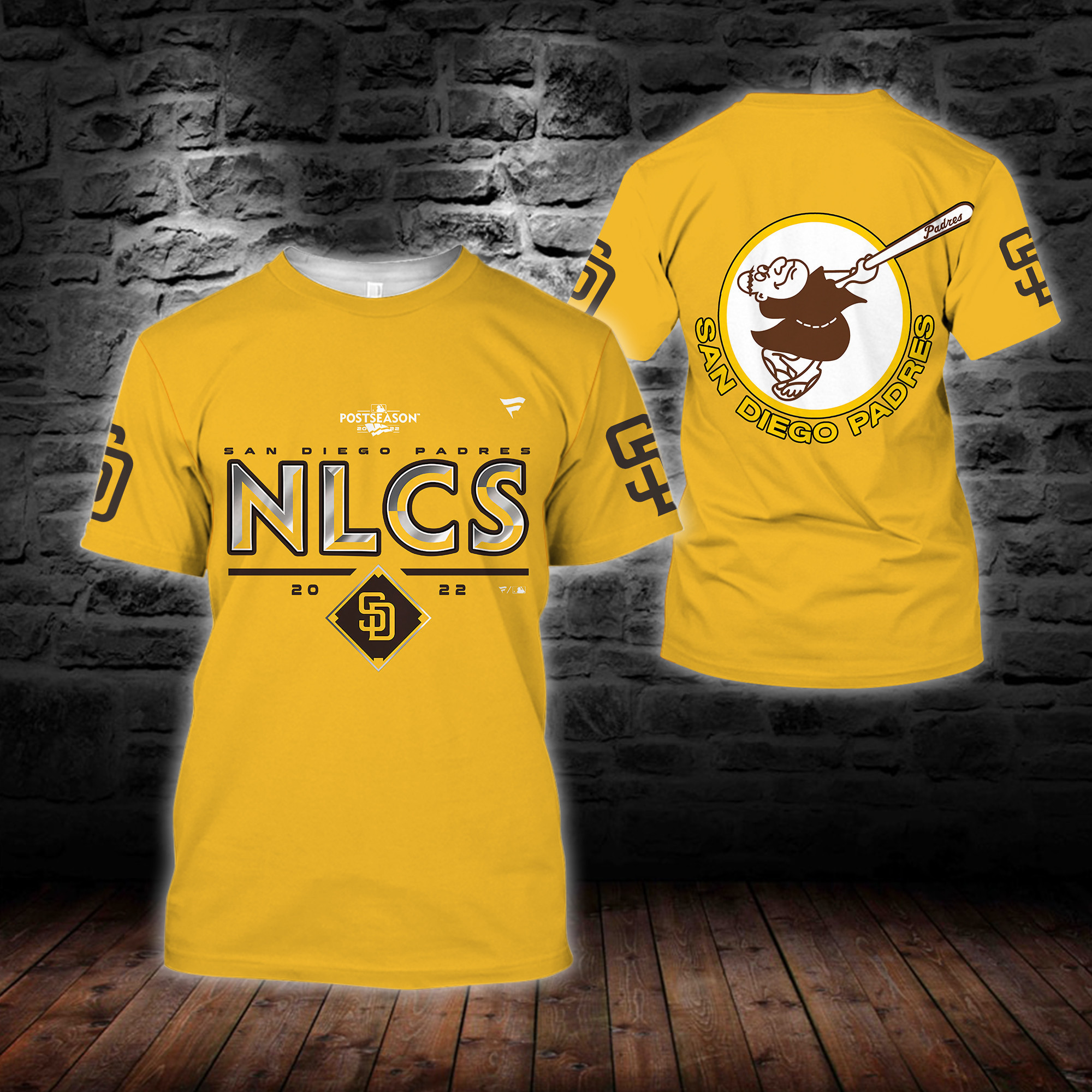 3D All Over Printed San Diego Padres Shirt