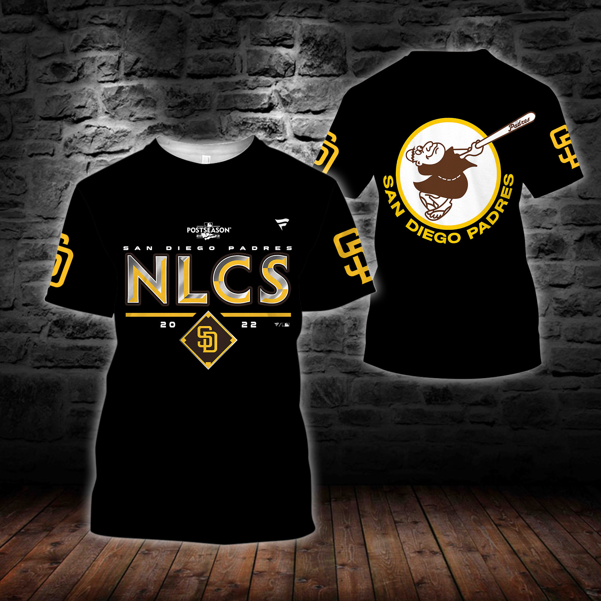 3D All Over Printed San Diego Padres Shirt