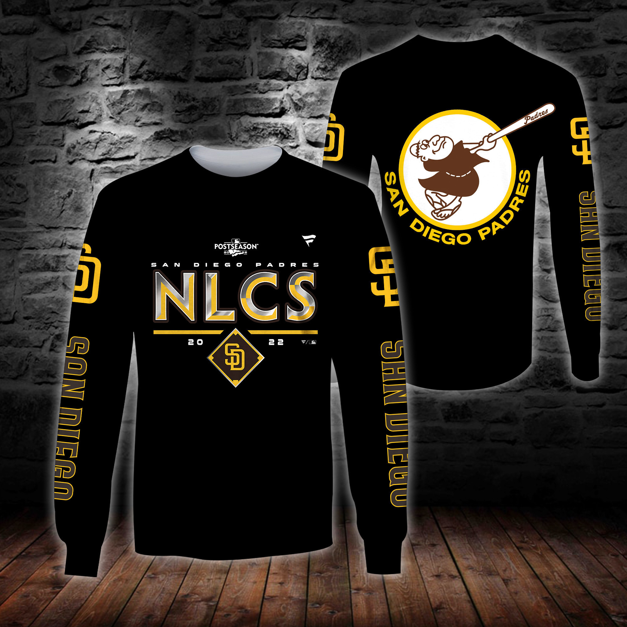 3D All Over Printed San Diego Padres Shirt