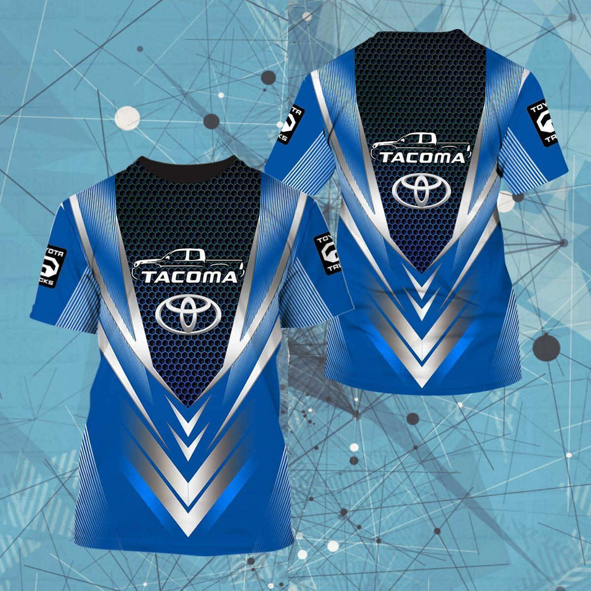 3D ALL OVER TOYOTA TACOMA SHIRTS VER 2