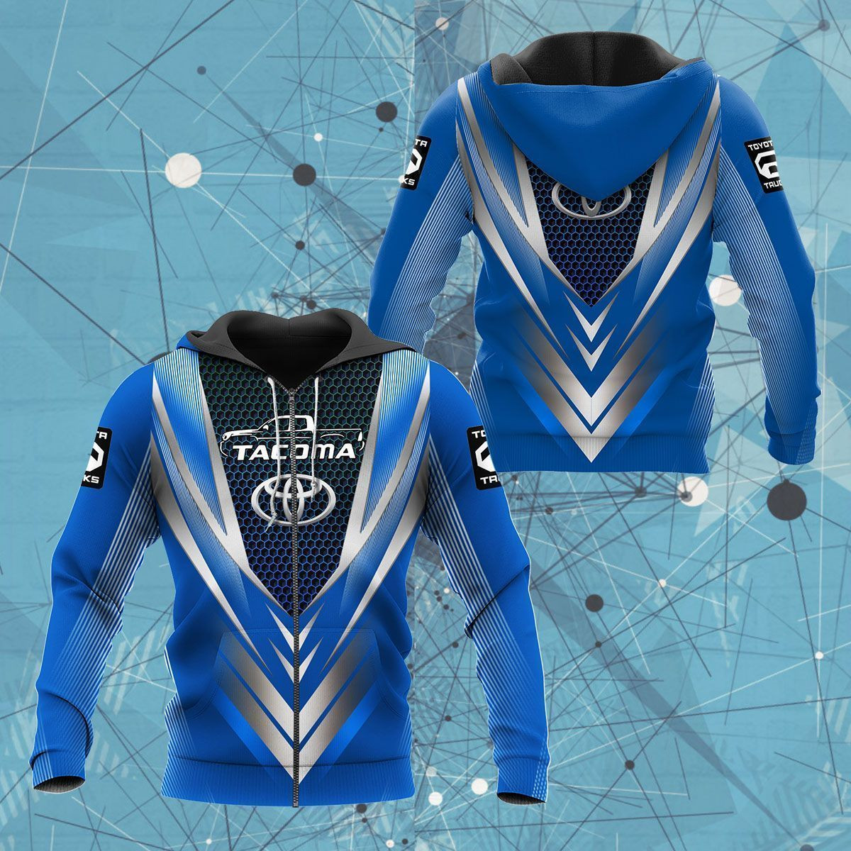 3D ALL OVER TOYOTA TACOMA SHIRTS VER 2