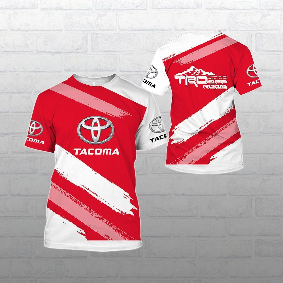 3D ALL OVER TOYOTA TACOMA SHIRTS VER 9