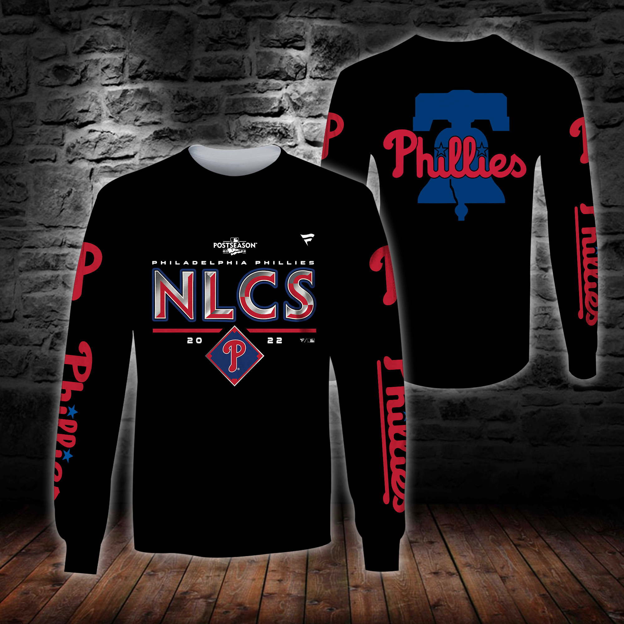 3D All Printed Over Philadelphia Phillies Shirt