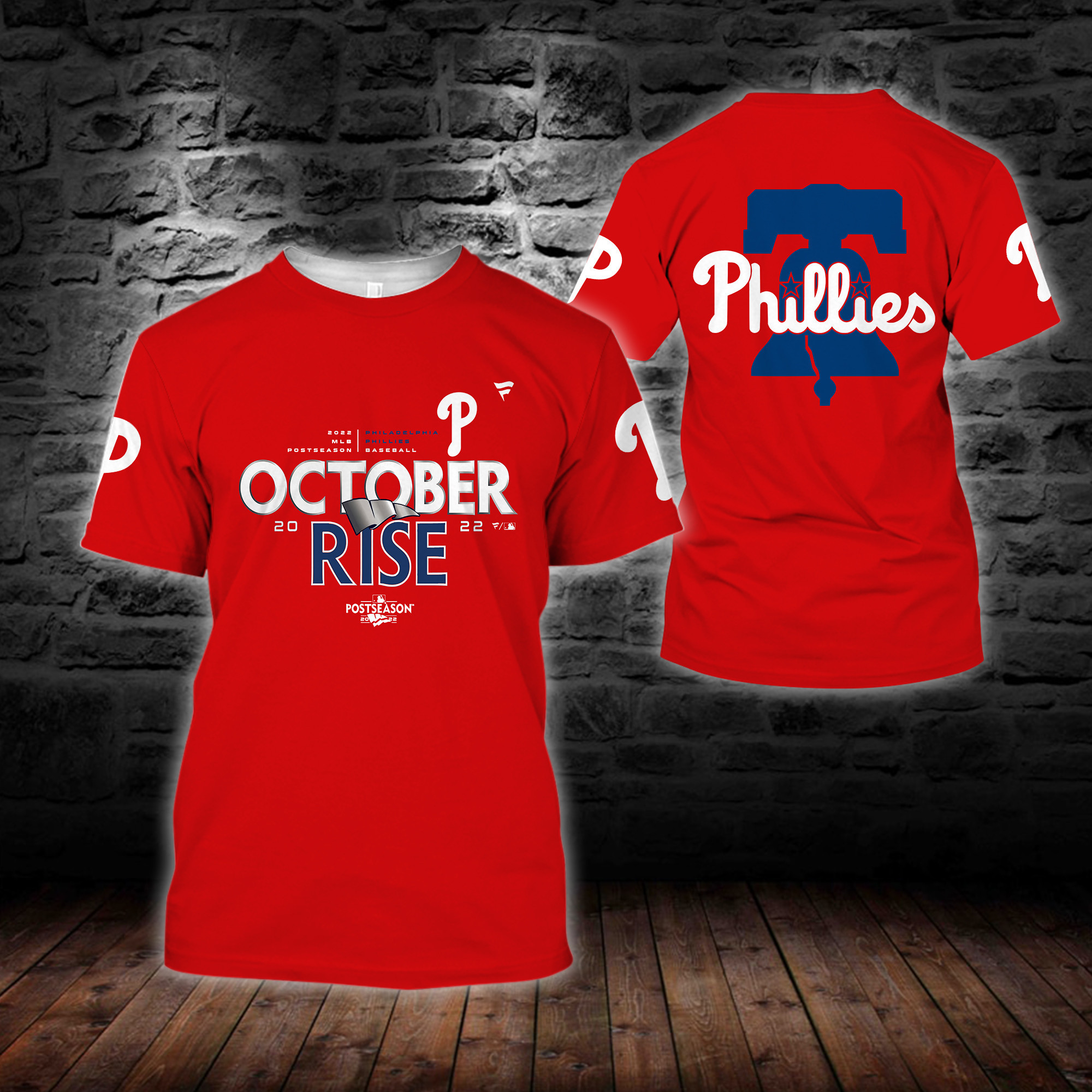 3D All Printed Over Philadelphia Phillies Shirt