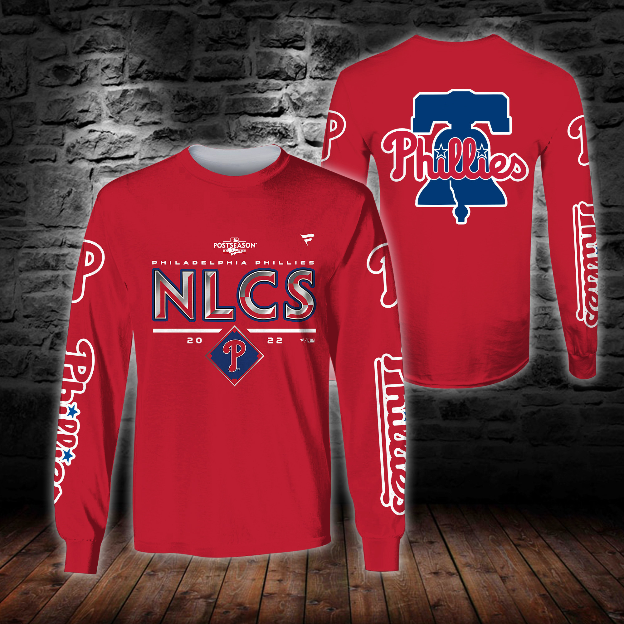 3D All Printed Over Philadelphia Phillies Shirt