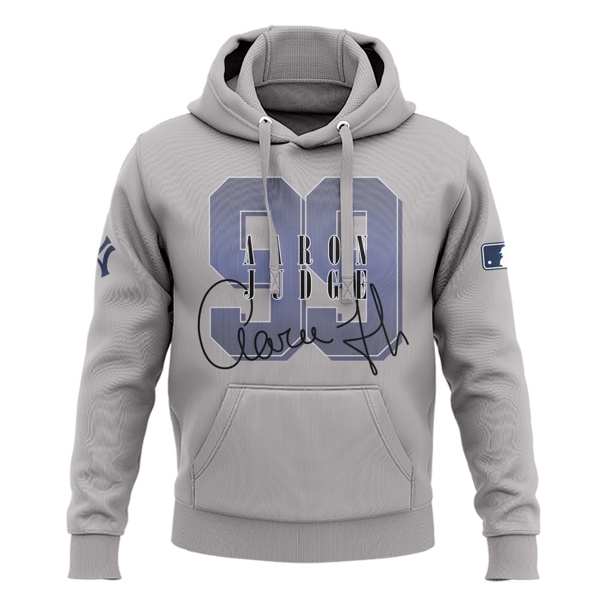 Aaron Judge Signature No300 for No99 Limited Hoodie Gray