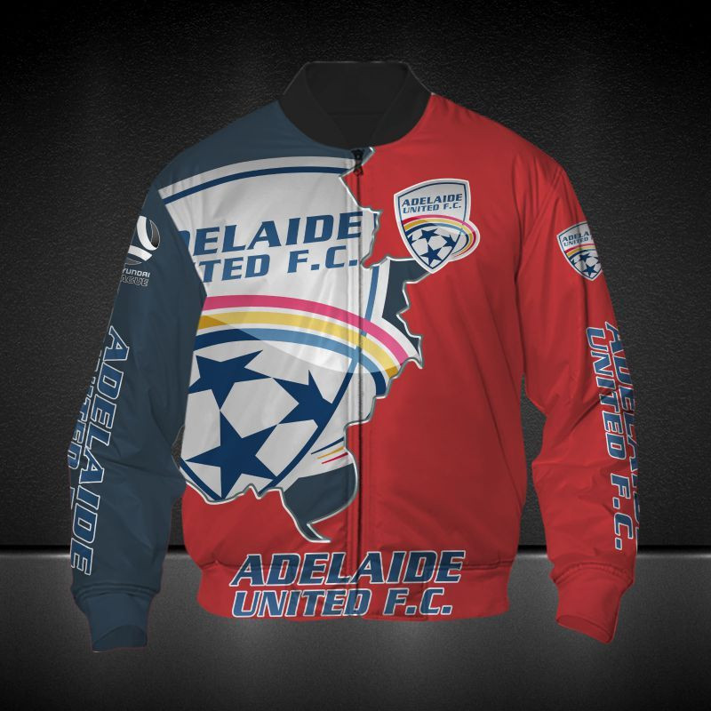 Adelaide United Printing T-Shirt, Polo, Hoodie, Zip, Bomber 7228