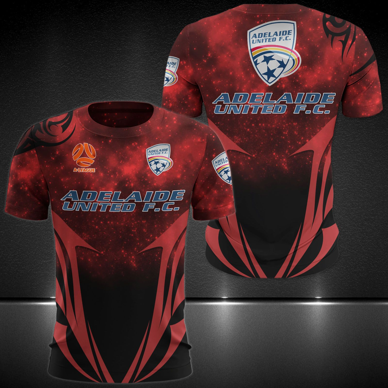 Adelaide United Printing T-Shirt, Polo, Hoodie, Zip, Bomber 7564