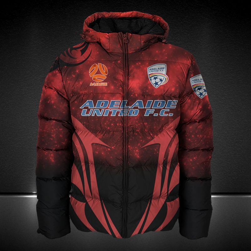 Adelaide United Printing T-Shirt, Polo, Hoodie, Zip, Bomber 7564