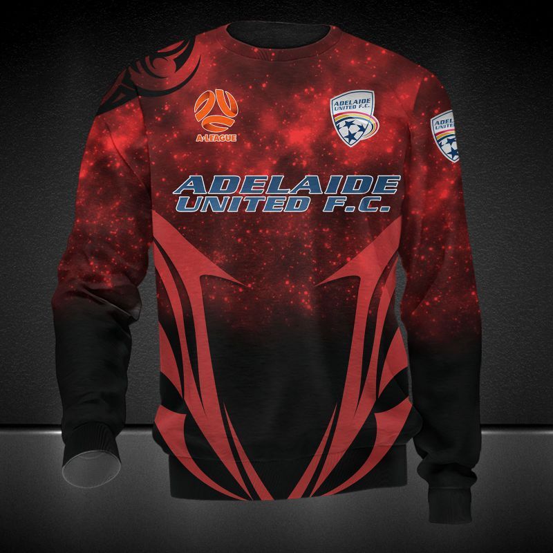 Adelaide United Printing T-Shirt, Polo, Hoodie, Zip, Bomber 7564