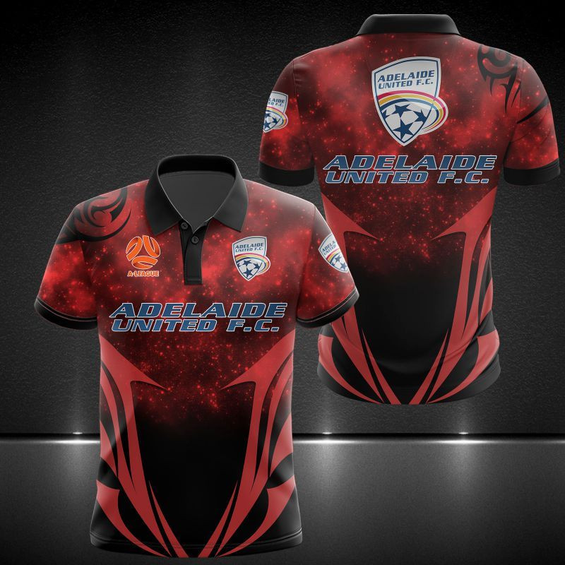 Adelaide United Printing T-Shirt, Polo, Hoodie, Zip, Bomber 7564