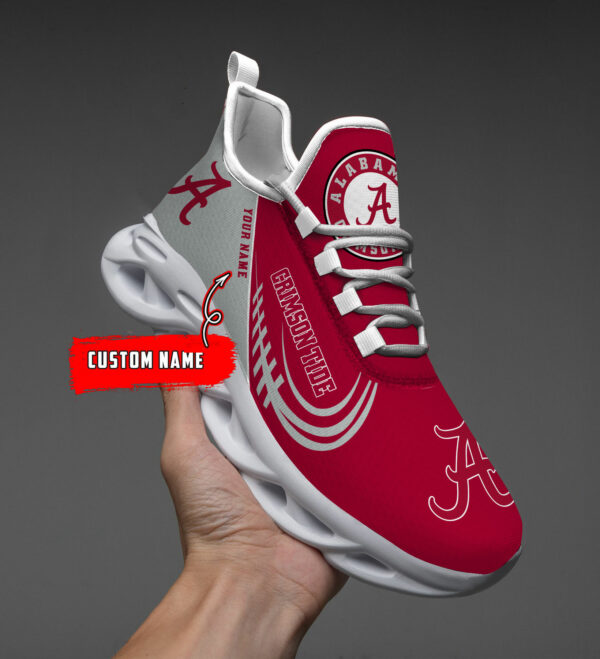 Alabama Crimson Tide PERSONALIZED MAX SOUL SHOES T1