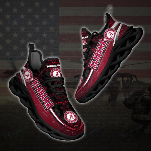 Alabama Crimson Tide Personalized YZ Running Sneakers