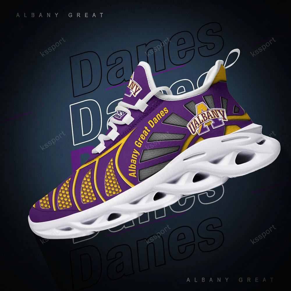 Albany Great Danes Max Soul Clunky, Black And White Running Shoes