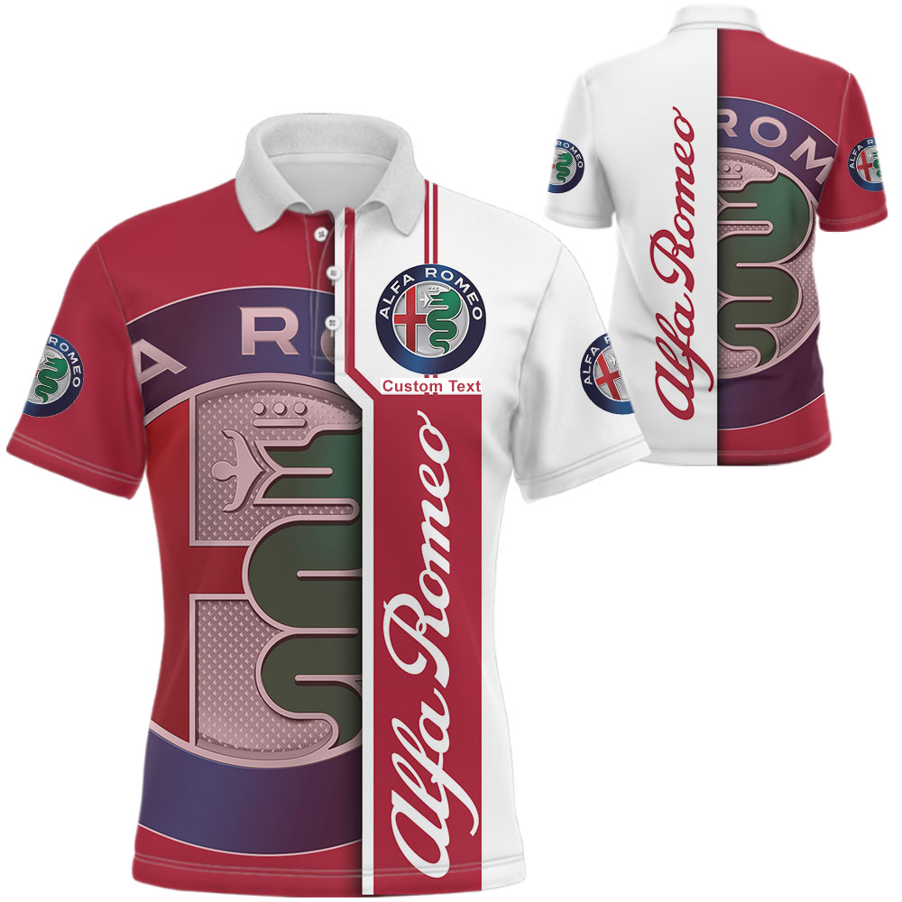 Alfa Romeo 3D Apparel Zip Hoodie,Pant,Polo, Button Hawaii Shirt Personalized