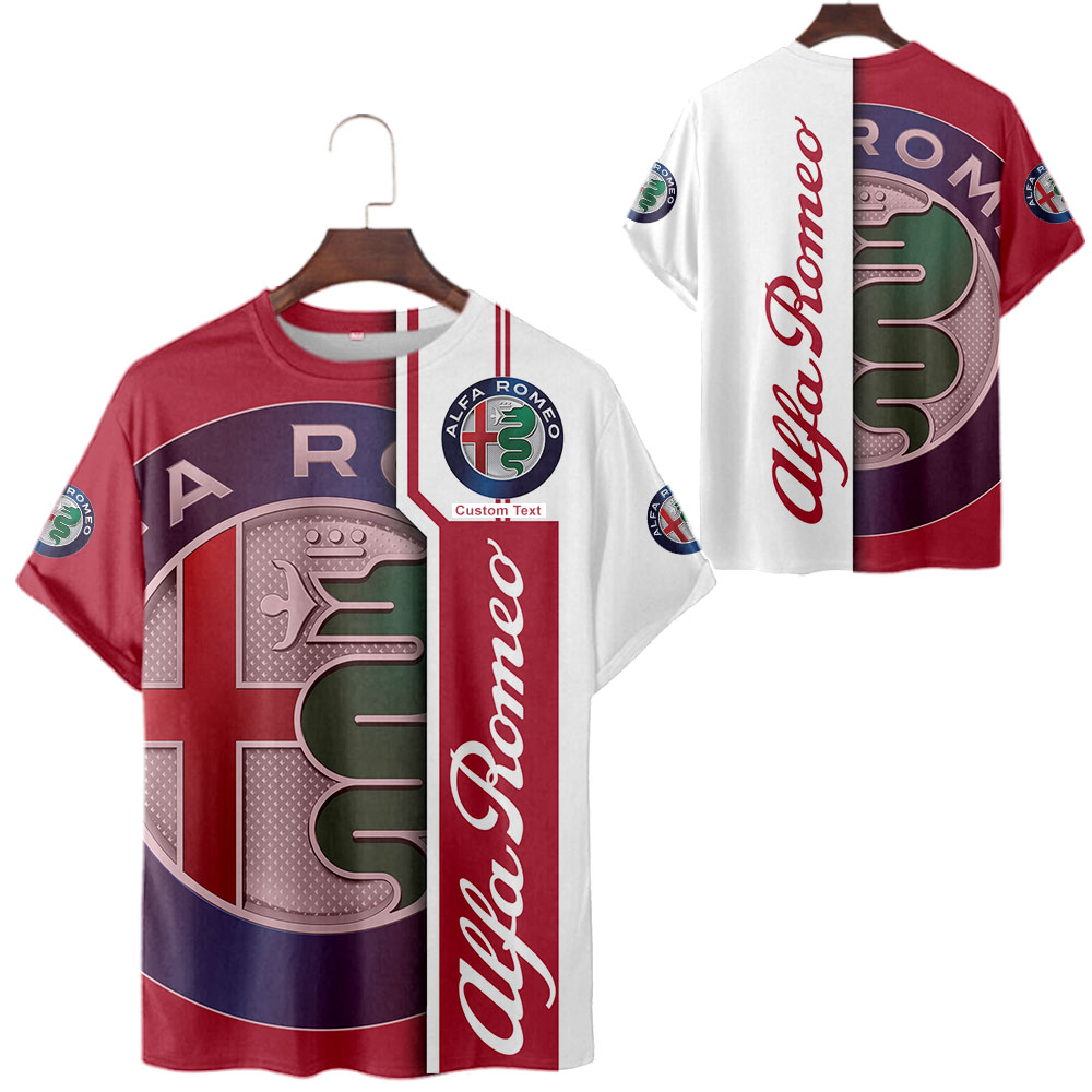 Alfa Romeo 3D Apparel Zip Hoodie,Pant,Polo, Button Hawaii Shirt Personalized