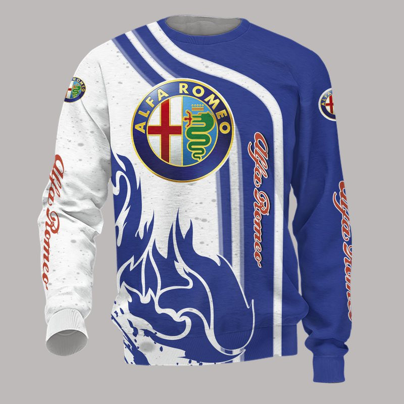 Alfa Romeo Printing T-Shirt, Polo, Hoodie, Zip, Bomber 9785