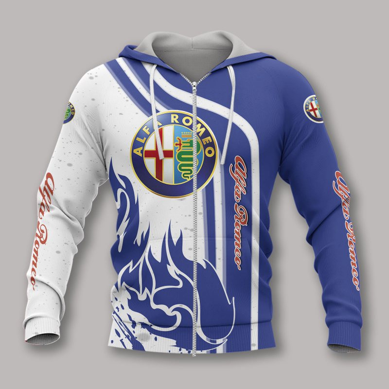 Alfa Romeo Printing T-Shirt, Polo, Hoodie, Zip, Bomber 9785