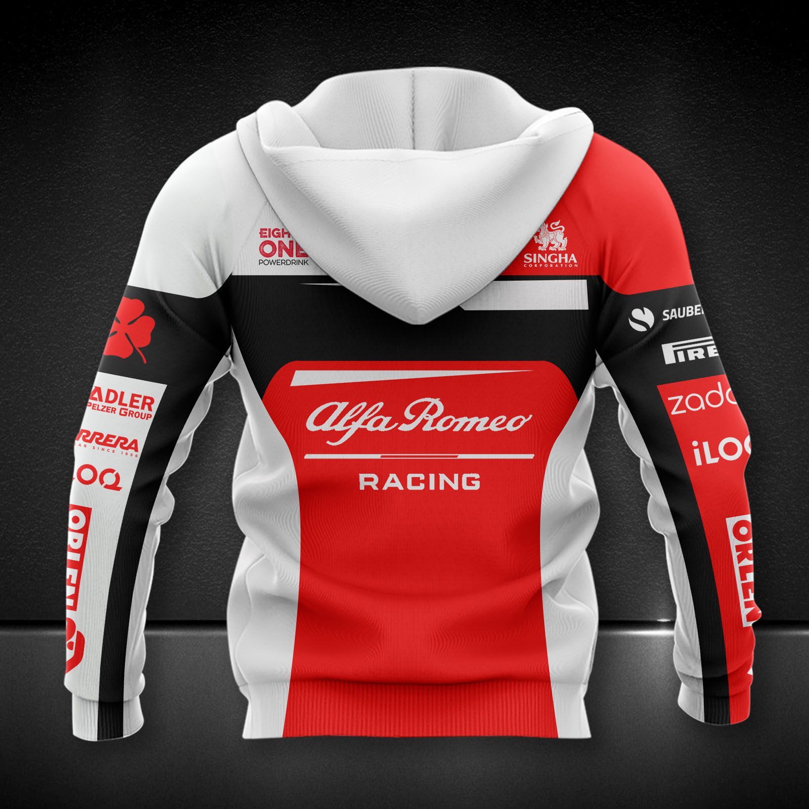 Alfa Romeo Racing ORLEN Printing T-Shirt, Polo, Hoodie, Zip, Bomber 9107