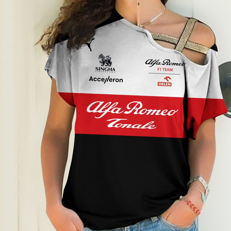 Alfa Romeo Racing ORLEN Printing T-Shirt, Polo, Hoodie, Zip, Bomber 9683