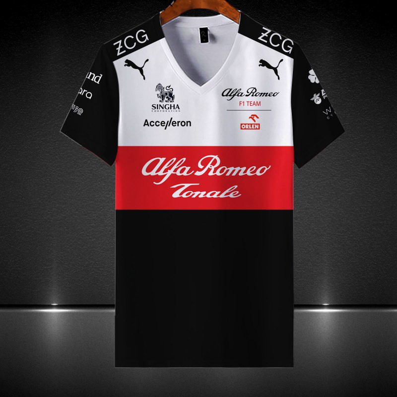 Alfa Romeo Racing ORLEN Printing T-Shirt, Polo, Hoodie, Zip, Bomber 9683