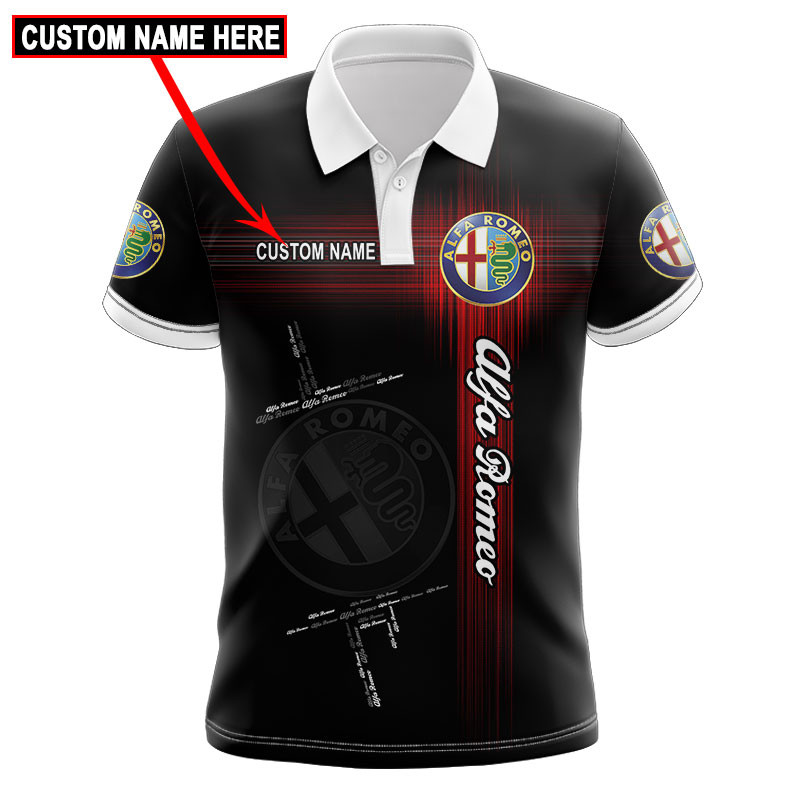 Alfa Romeo Skull Tshirt, sweatshirt, Polo, Hawaiian, Hoodie 3D Apparel Full Printing Custom Name