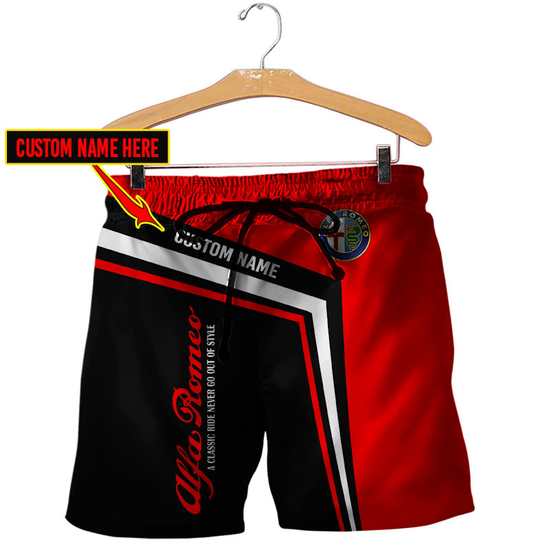 Alfa romeo Skull Tshirt, sweatshirt, Polo, Hawaiian, Hoodie 3D Apparel Full Printing Custom Name