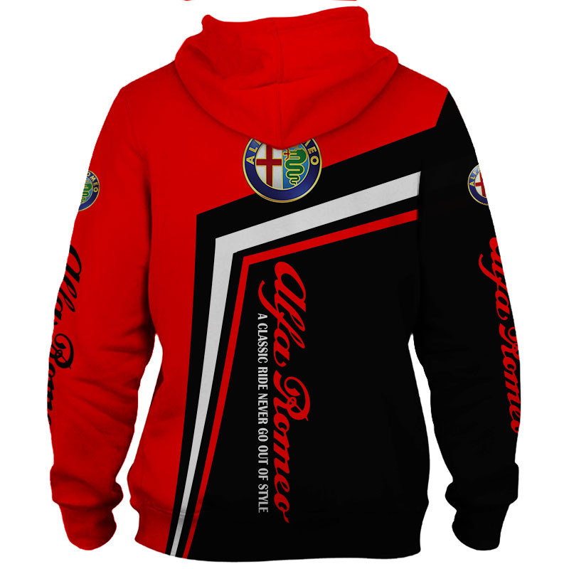 Alfa romeo Skull Tshirt, sweatshirt, Polo, Hawaiian, Hoodie 3D Apparel Full Printing Custom Name